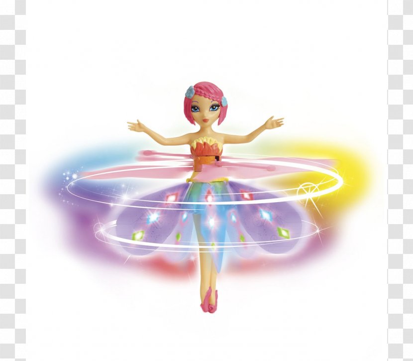 Light Flutterbye Flying Flower Fairy Doll Rainbow Princess - Fairies Transparent PNG