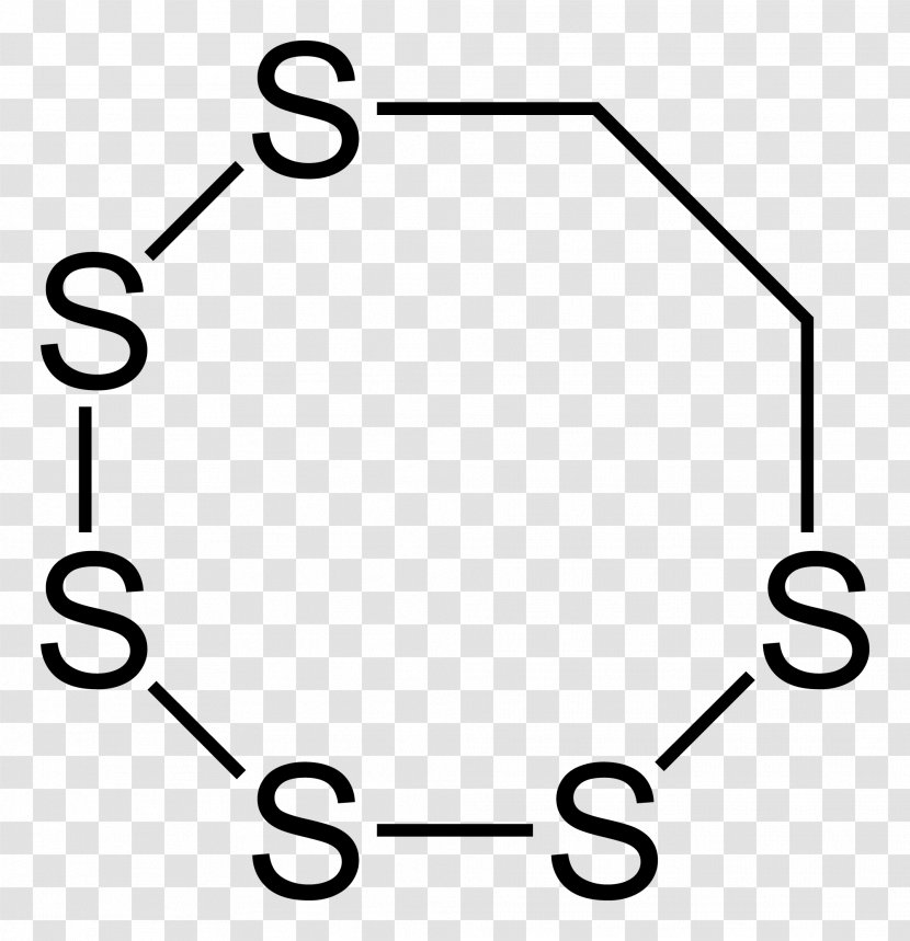 Selenium Disulfide Octasulfur Structure Chemistry - Watercolor - Frame Transparent PNG