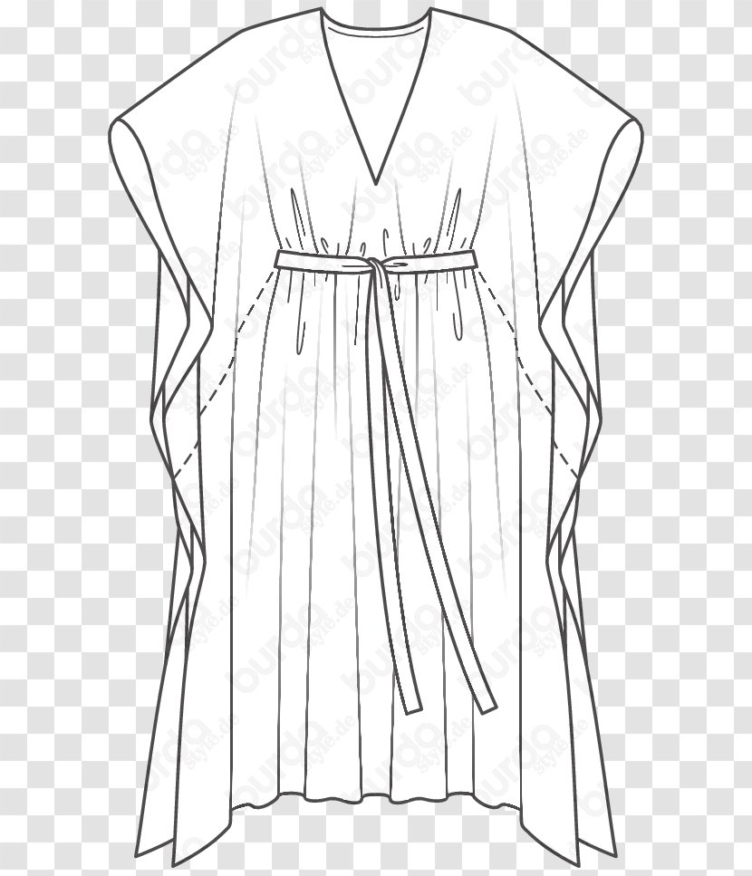 Dress Burda Style Kaftan Sewing Pattern - Day Transparent PNG
