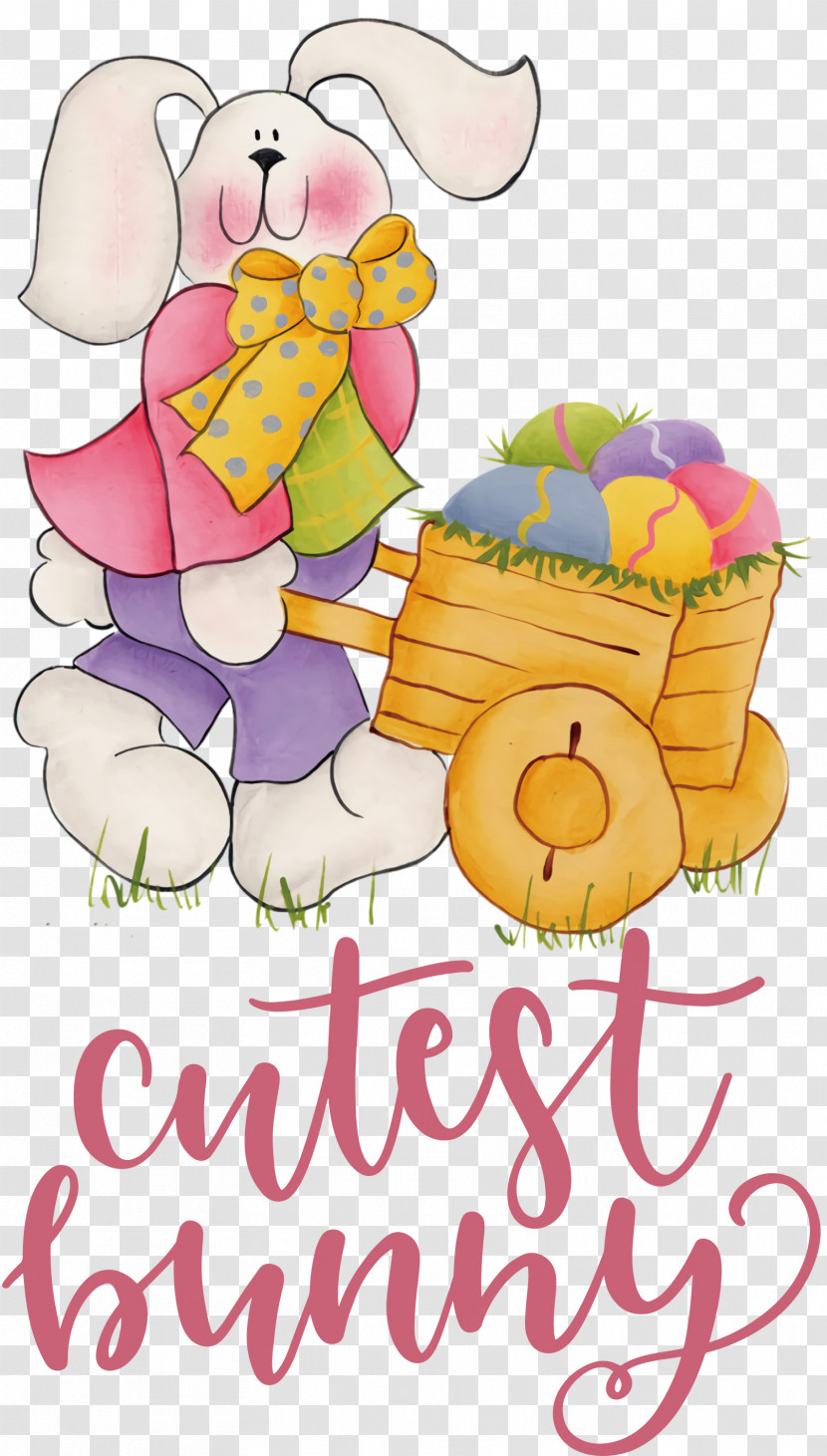 Cutest Bunny Happy Easter Easter Day Transparent PNG