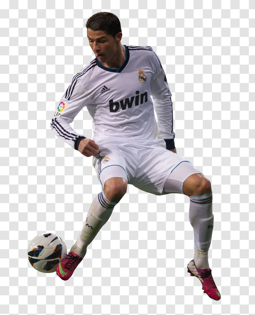 Jersey Football Player Team Sport - Cristiano Ronaldo Real Madrid Transparent PNG