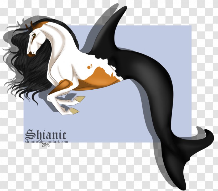 Marine Mammal Tail Legendary Creature Animated Cartoon - Hippocampus Horse Transparent PNG