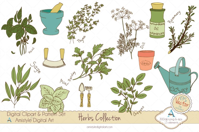 Herb Spice Clip Art - Cliparts Collection Transparent PNG