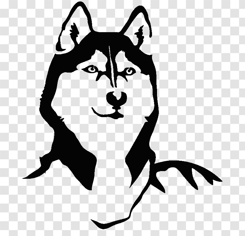 Siberian Husky Whiskers Alaskan Malamute Puppy Sticker - Tail - SiBERIAN Transparent PNG