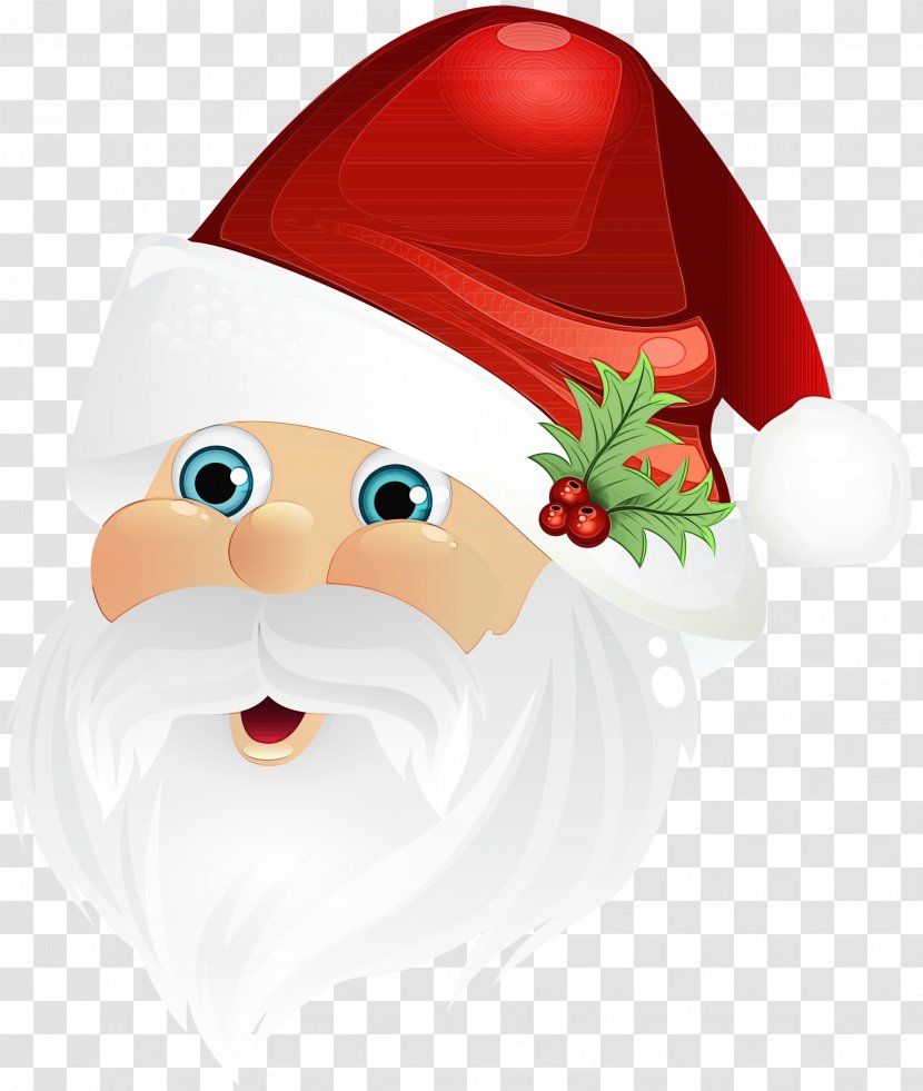 Santa Claus - Fictional Character - Holly Christmas Transparent PNG