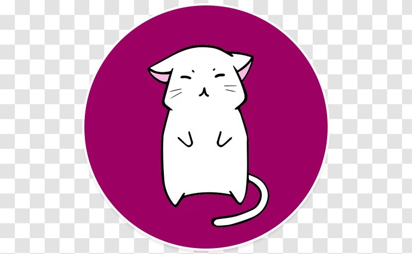 Whiskers Cat Telegram Meow Sticker - Flower Transparent PNG