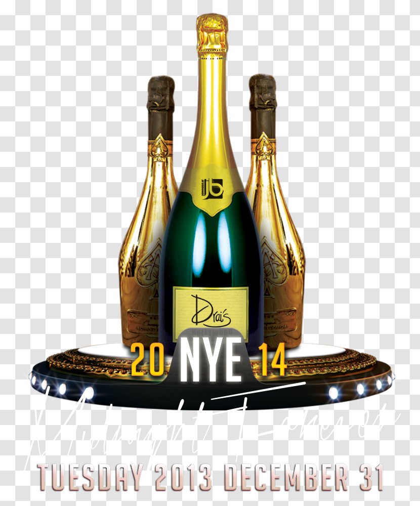 New Year's Eve Party Nightclub W Hollywood - Glass Bottle - Years Transparent PNG