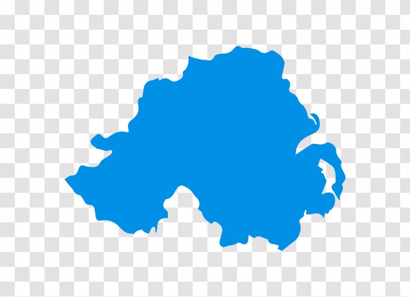 Flag Of Northern Ireland Vector Map Transparent PNG