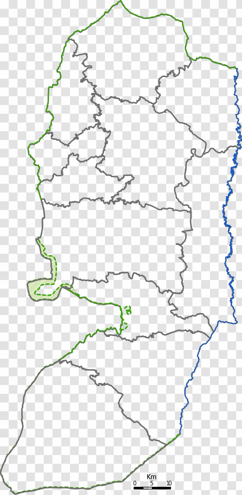 Hebron Governorate Jerusalem Tubas State Of Palestine Bethlehem - Map Transparent PNG
