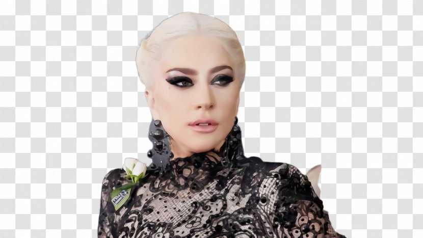 Eye Cartoon - Lady Gaga - Lace Wig Fashion Accessory Transparent PNG