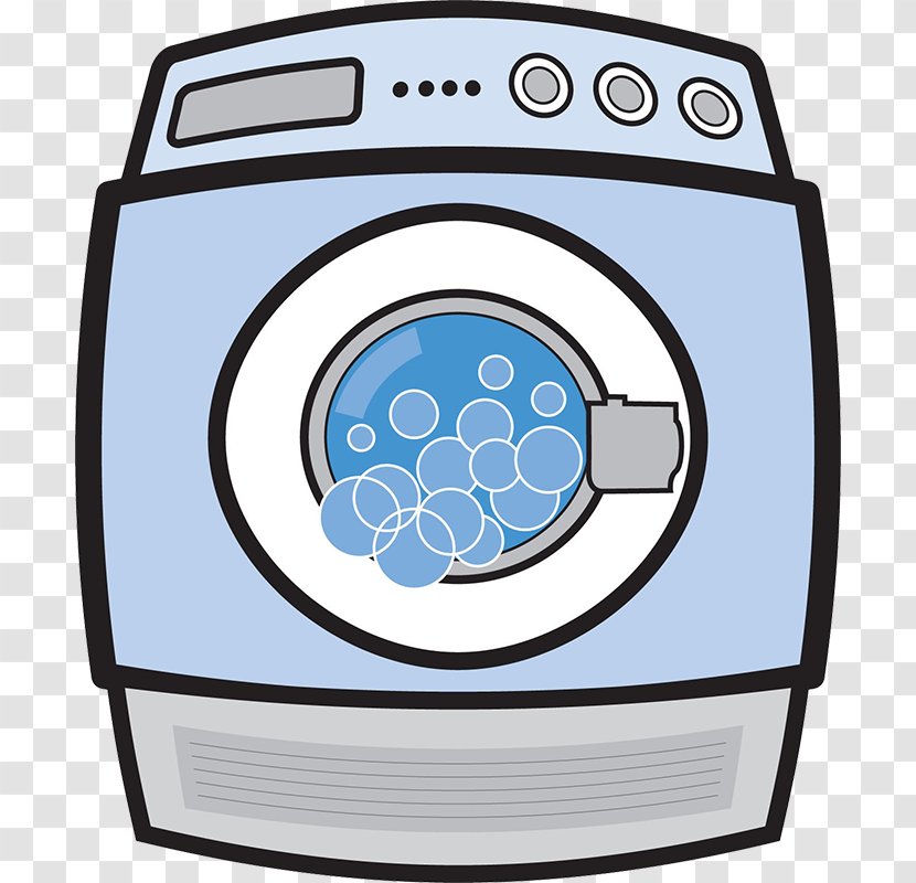 Washing Machines Laundry Clip Art - Clothes Dryer - Bolle Di Sapone Transparent PNG