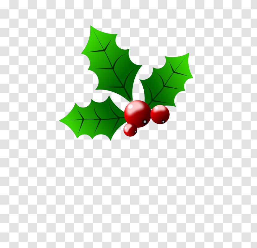 Christmas Clip Art - Holly Transparent PNG
