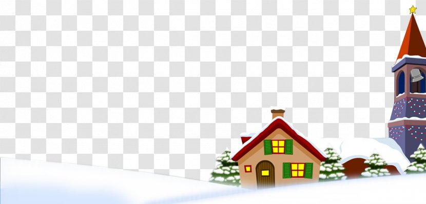 Snow Winter House - New Year Christmas Transparent FIG. Transparent PNG