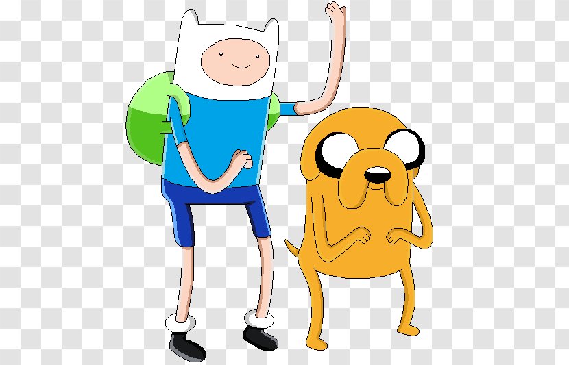 Finn The Human Ice King Jake Dog Marceline Vampire Queen Character - Cartoon Transparent PNG