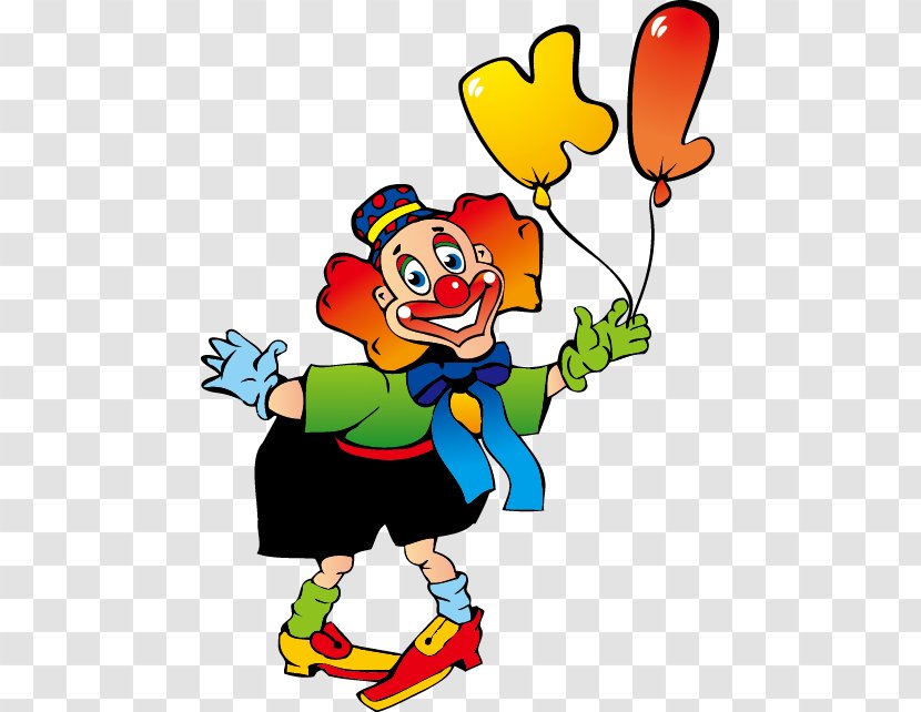 Clown Clip Art - Watercolor Transparent PNG