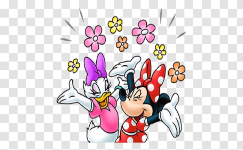 Minnie Mouse Mickey Daisy Duck Donald Pluto - Silhouette Transparent PNG