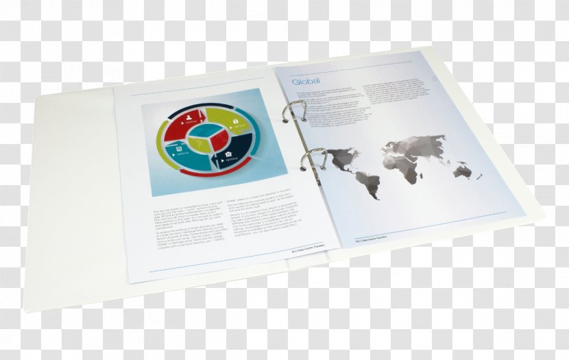 Paper Ring Binder Printing Document Product Manuals - Loose-leaf Transparent PNG