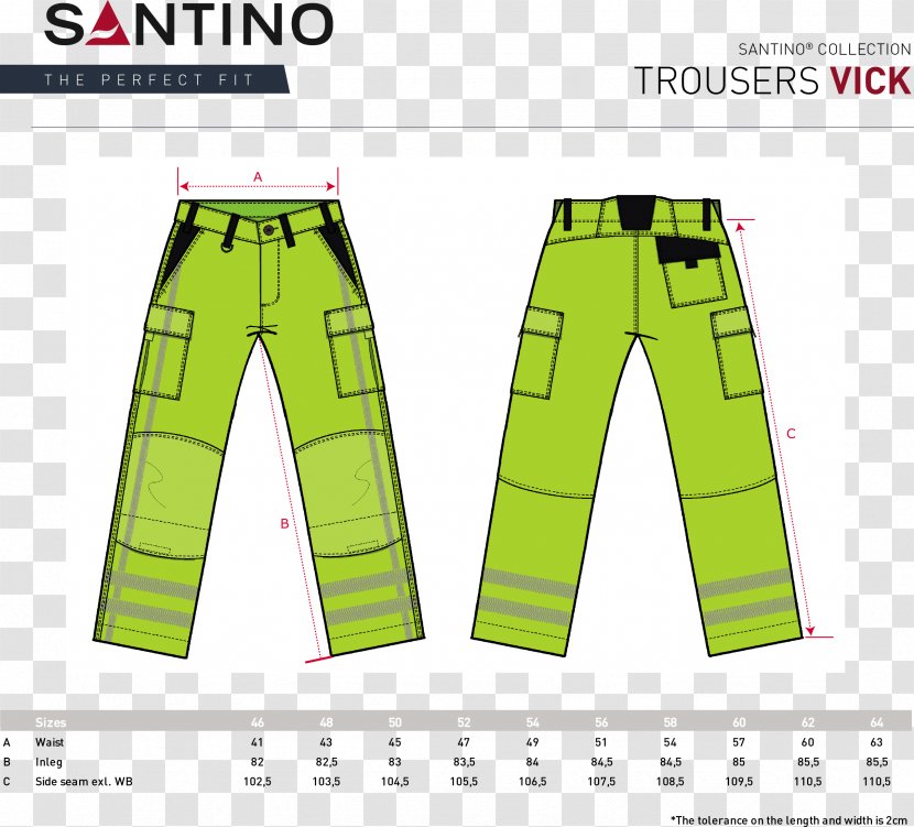 Shorts Green Line - Area Transparent PNG