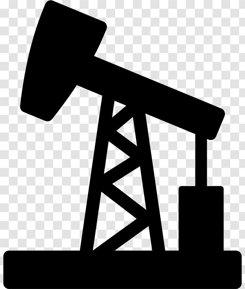 Petroleum Drilling Rig Oil Platform Pumpjack Well - Gasoline - Monochrome Photography Transparent PNG