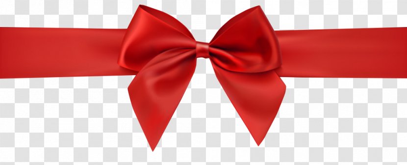Red Ribbon Bow And Arrow Clip Art - Area Transparent PNG