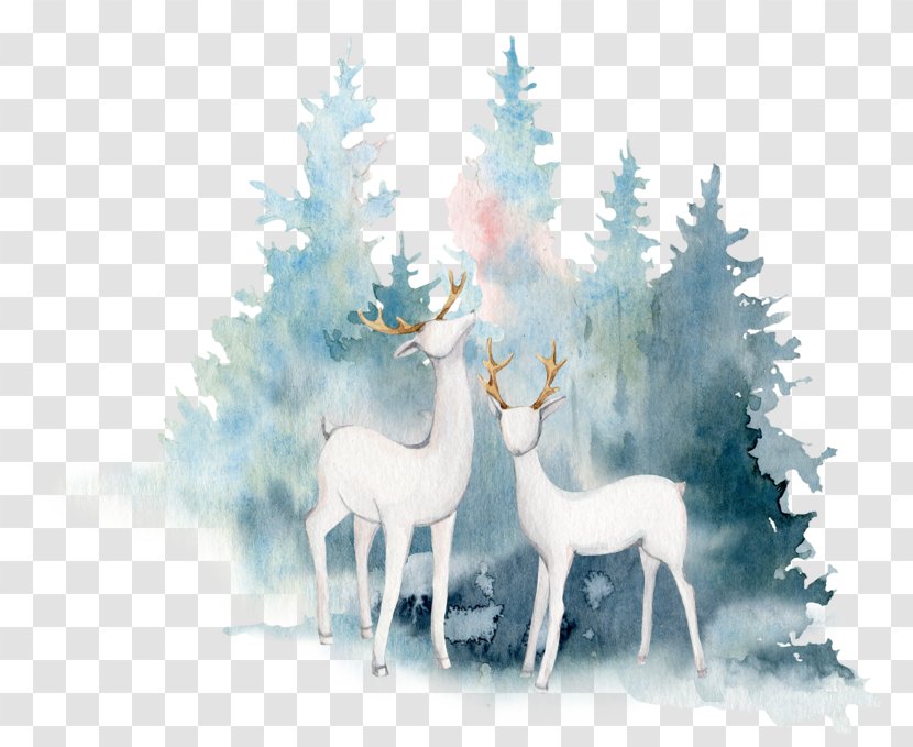 Christmas And New Year Background - Day - Fawn Transparent PNG