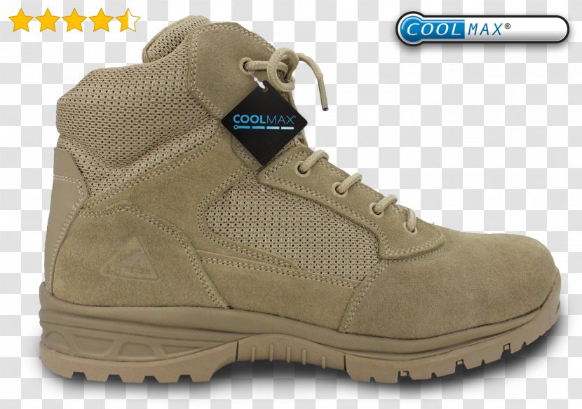 Coolmax Combat Boot Sock Snow - Footwear Transparent PNG