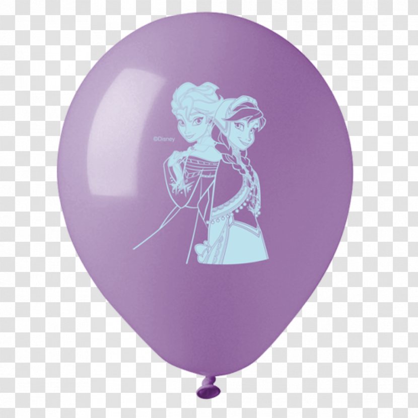 Toy Balloon Elsa Party Birthday - Helium Transparent PNG