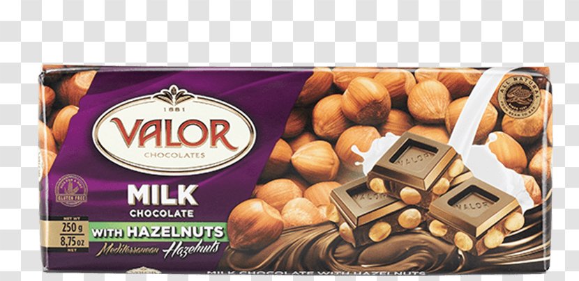 Bonbon Chocolate Bar Milk Hazelnut - Ingredient Transparent PNG