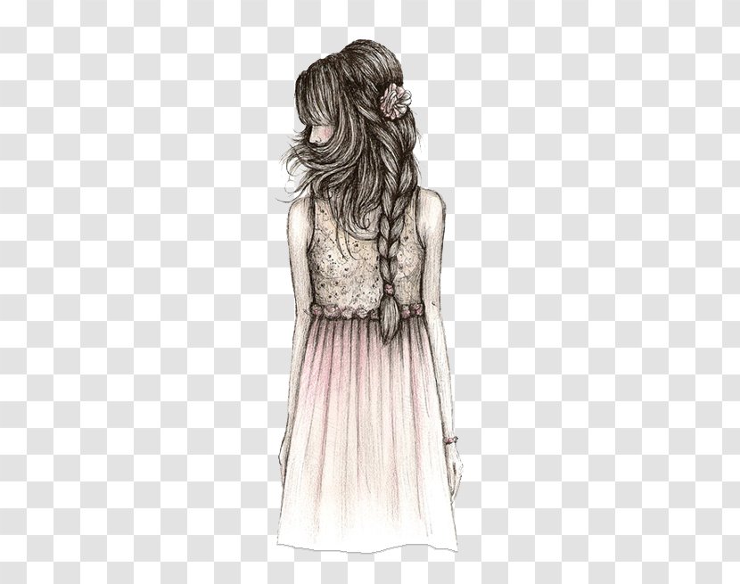 Fashion Illustration Drawing Sketch - Watercolor - Design Transparent PNG