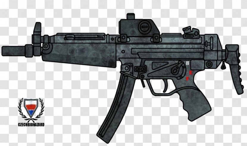 Firearm Heckler & Koch MP5 Caliber AK-47 - Silhouette - Ak 47 Transparent PNG