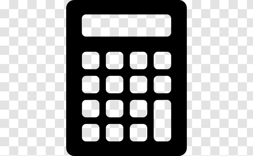 Calculator - Numeric Keypad - Text Transparent PNG
