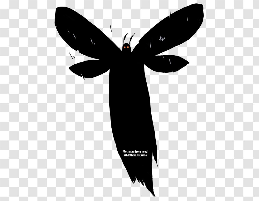 Mothman's Curse YouTube Ghost - Haunted House - Mothman Transparent PNG