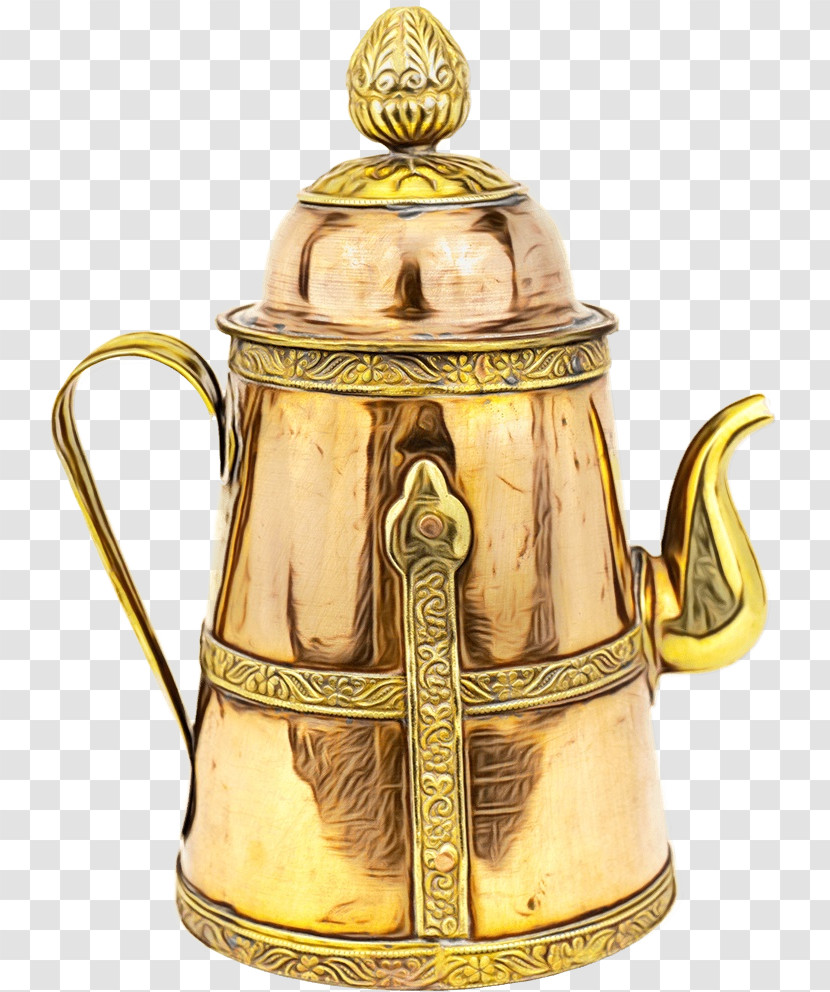 Stovetop Kettle Teapot Mug Brass 01504 Transparent PNG