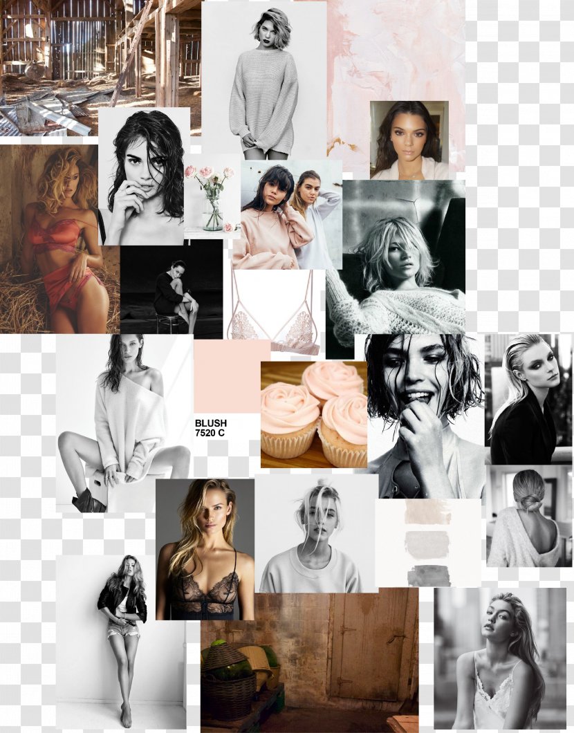 Mood Board Fashion Photography Collage - Design Transparent PNG