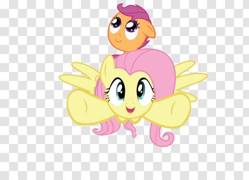 Scootaloo Fluttershy Rarity Pony Call Of The Cutie - Frame - Watercolor Transparent PNG