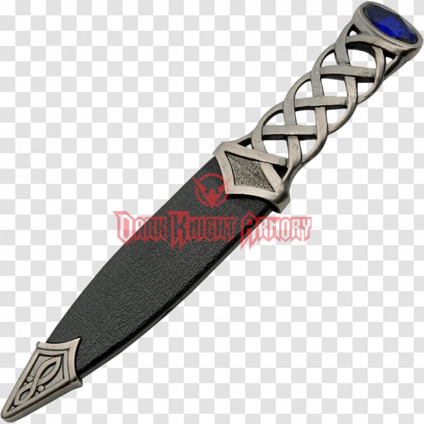 Sgian-dubh Scottish Highlands Throwing Knife Blade - Steel Transparent PNG