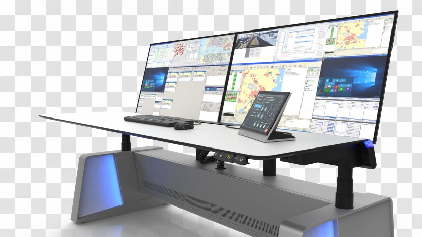 Computer Monitors Laptop Personal Desktop Computers Monitor Accessory - Linkedin - Control Room Transparent PNG