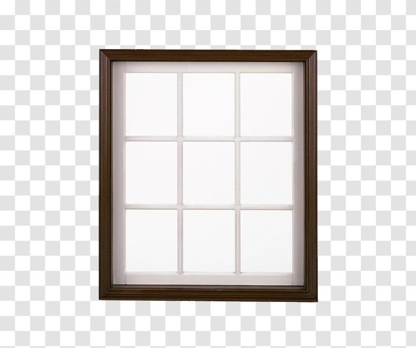 Sash Window Picture Frame - Black White Windows Transparent PNG