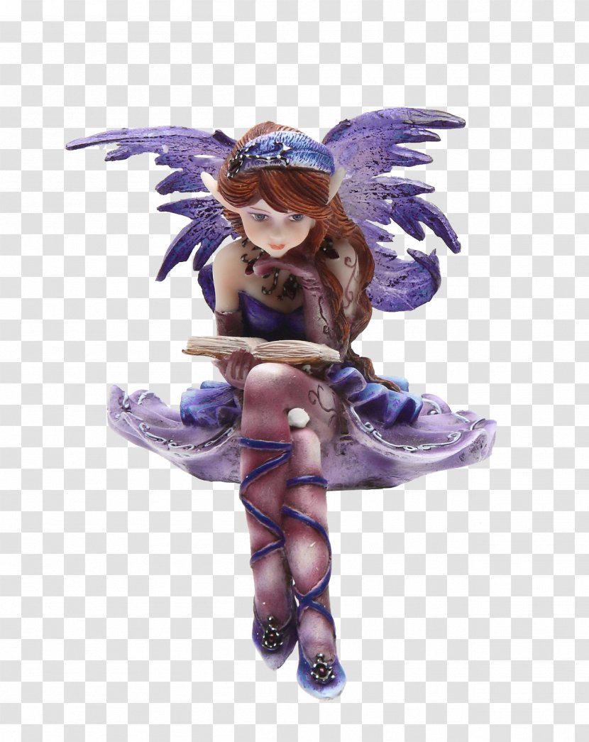 Fairy Statue Figurine Shelf Amazon.com - Silhouette - Angel Transparent PNG