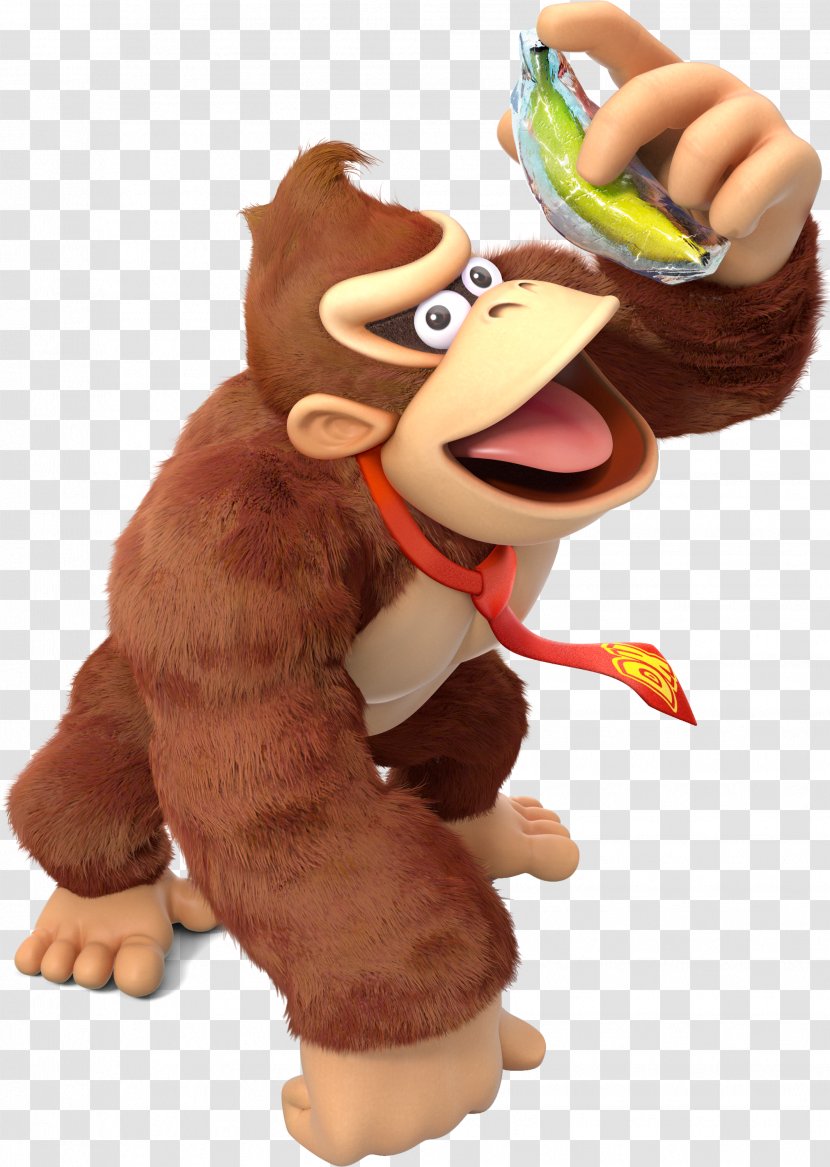 Donkey Kong Country: Tropical Freeze Country Returns 2: Diddy's Quest - Stuffed Toy Transparent PNG