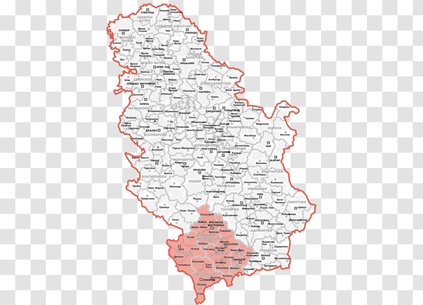Autonomous Province Of Kosovo And Metohija Serbia Socialist United Nations Interim Administration Mission In - Tree Transparent PNG
