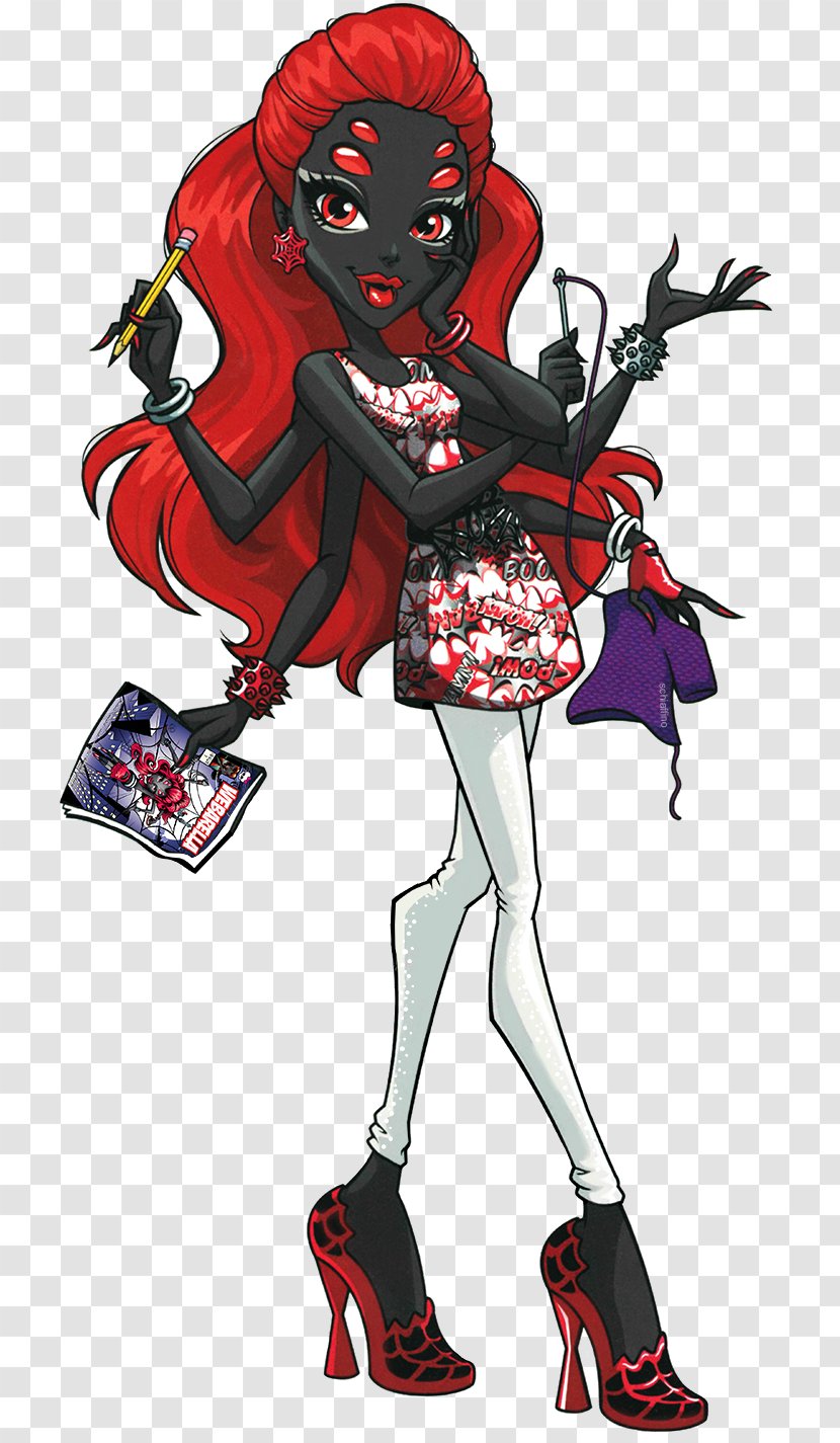 Monster High Ghoul Spider Doll - Flower Transparent PNG