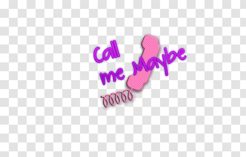 Text Call Me Maybe Song Signature DeviantArt - Violet Transparent PNG