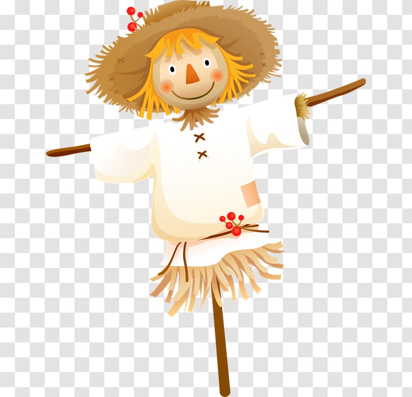 Mangzhong Drawing Autumn Scarecrow - Solar Term - Kq Transparent PNG