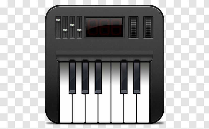 Digital Piano Musical Instrument Electric Input Device Electronic - Heart - Misc Audio Midi Setup Transparent PNG