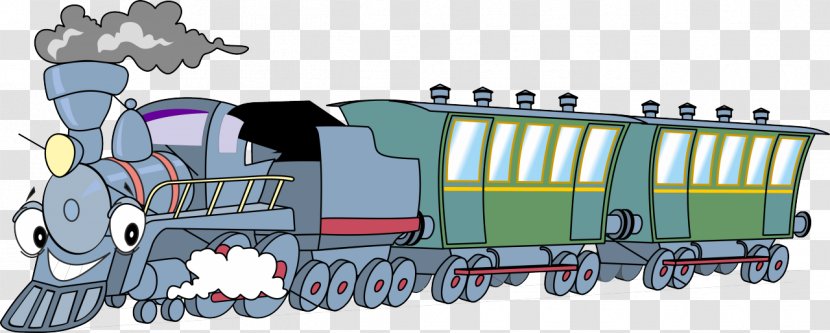 Train Steam Locomotive Drawing Rail Transport - Rolling Stock Transparent PNG