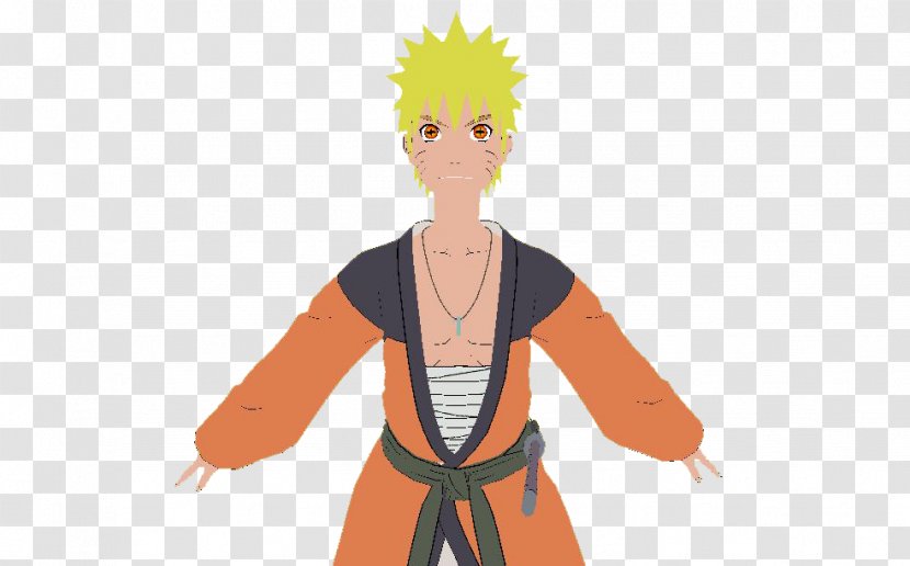 Yukata Naruto Uzumaki Kimono Costume Clothing - Frame - Flower Transparent PNG