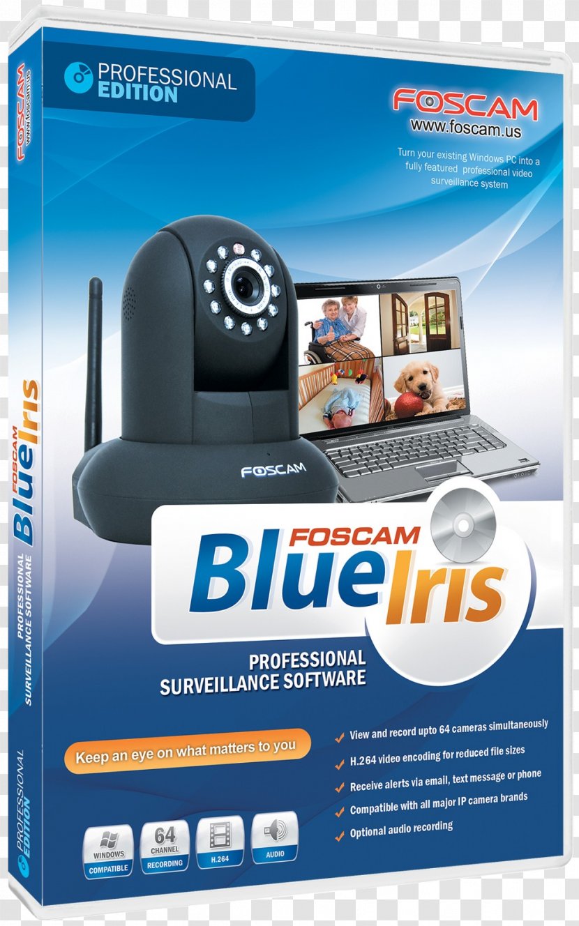 Software Cracking Computer Keygen IP Camera Download - Technology - Blue Iris Transparent PNG
