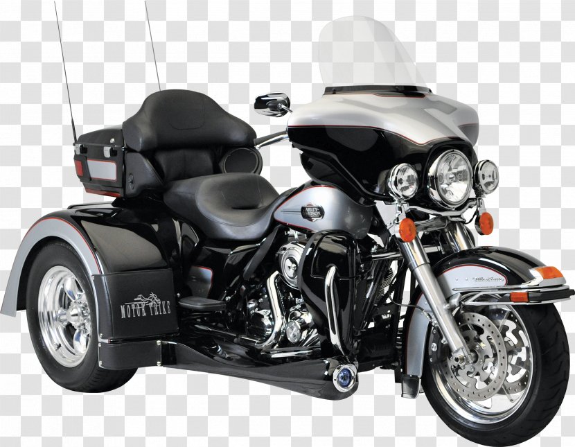 Harley-Davidson Electra Glide Motorized Tricycle Tri Ultra Classic Motorcycle - Automotive Exterior - Harley Transparent PNG