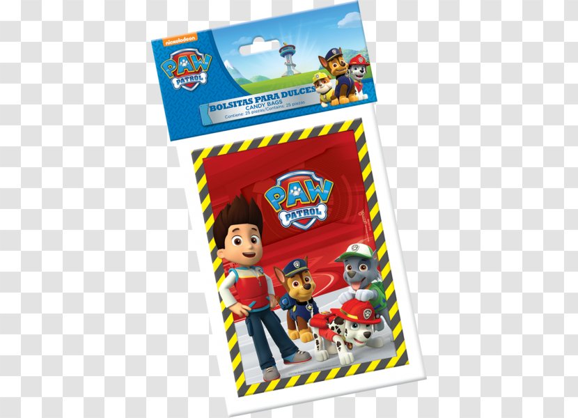 Plastic Bag Birthday Party Clothing Accessories - Paw Patrol Transparent PNG